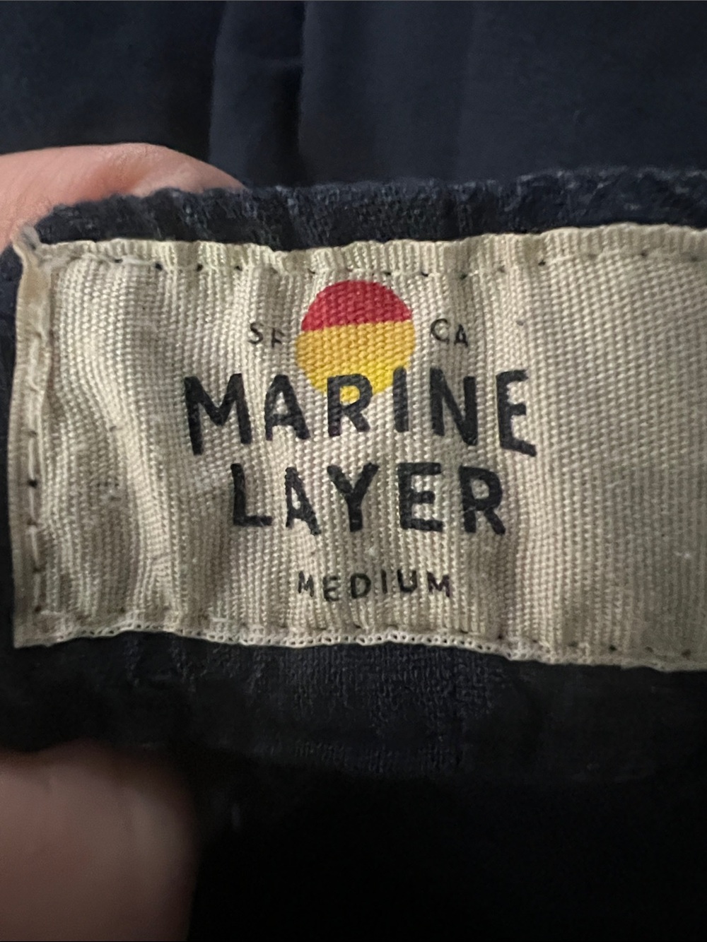 Marine Layer Allison Pant Women’s Medium Navy Blue - Picture 7 of 8